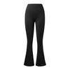 Fashion Micro Horn Leggings Women V-back Waist Sports Pants High Waist Push Up Butt Gym Pants Solid Slim Casual Leggings
