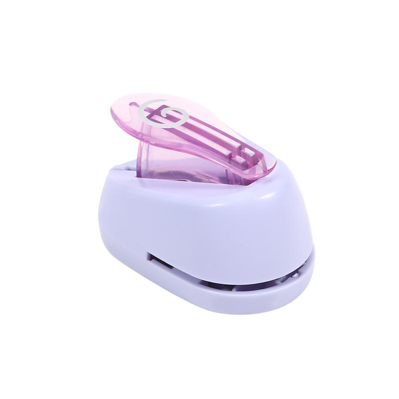 Stamp Shaped Craft Lever Punch Circle Cutter Handmade Paper Hole Punch for Crafting Scrapbooking DIY Card Making