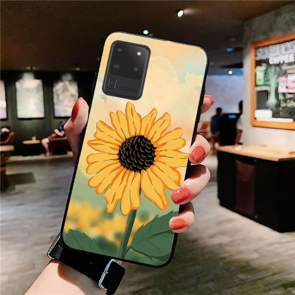 Cute Summer Daisy Sunflower Phone Case For Samsung A 10 11 12 13 20 21 22 30 31 32 40 51 52 53 70 71 72 73 91 13 Shell