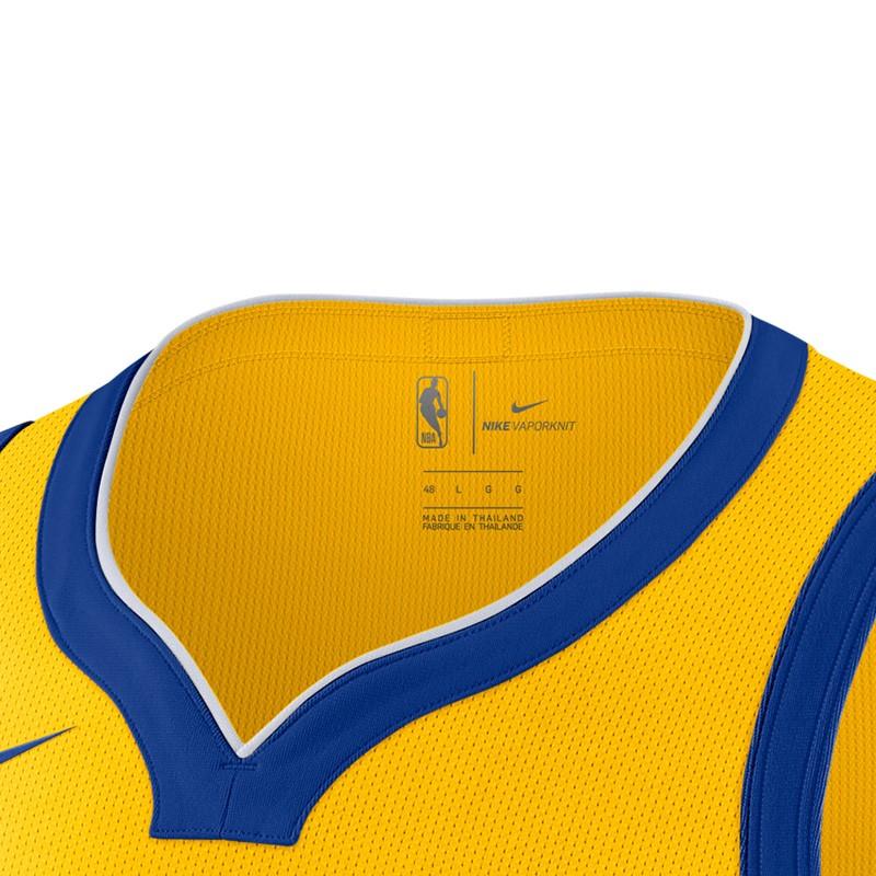 Nike NBA Player Edition Jersey Golden State Warriors - Curry Men Tops Yellow AT9842-728