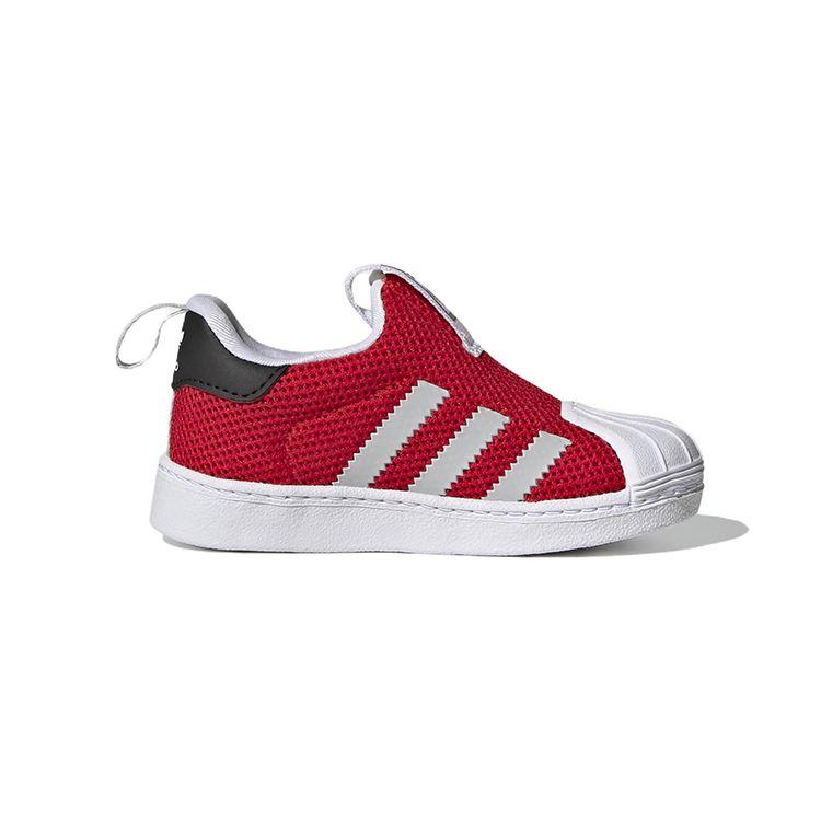 adidas Originals Superstar 360 Codzienne Niskie Trampki Trampki Niemowlęce Czerwone GZ5036