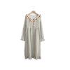 Autumn Pure Cotton Plus Size Nightgown - Women's Oversized Print Homewear & Outerwear
