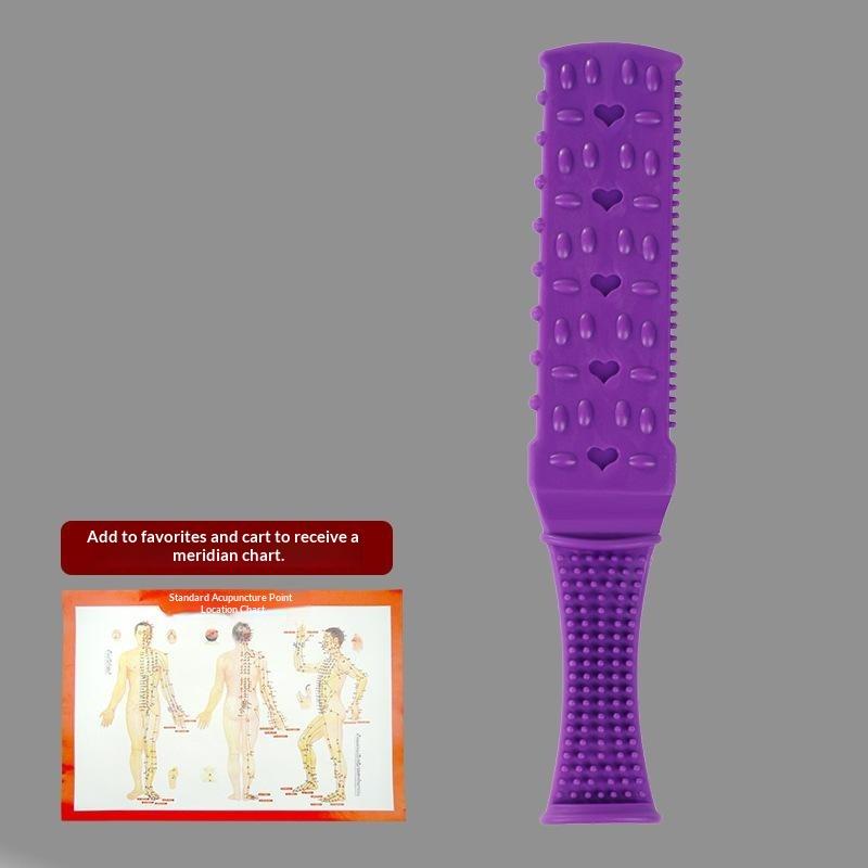 Portable Massage Hammer Meridian Patting Stick Handheld Acupoint Beater For Back Leg Shoulder Body Relax Home Use
