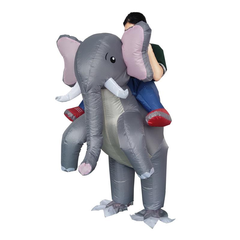 

Надувная одежда для Хэллоуина, новые и уникальные игрушки, надувная одежда для косплея велоспорта и слона. Добро пожаловать, чтобы узнать о фотографиях adults 150-190 серый