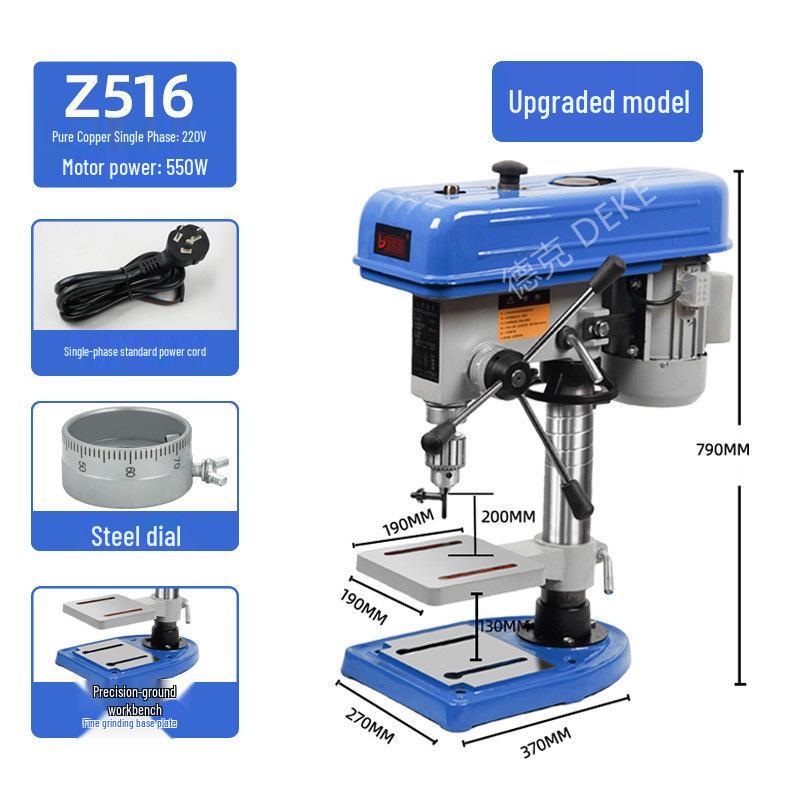 Deke Z516BC 16mm High Power 750W Bench Drill Press & Mill Machine