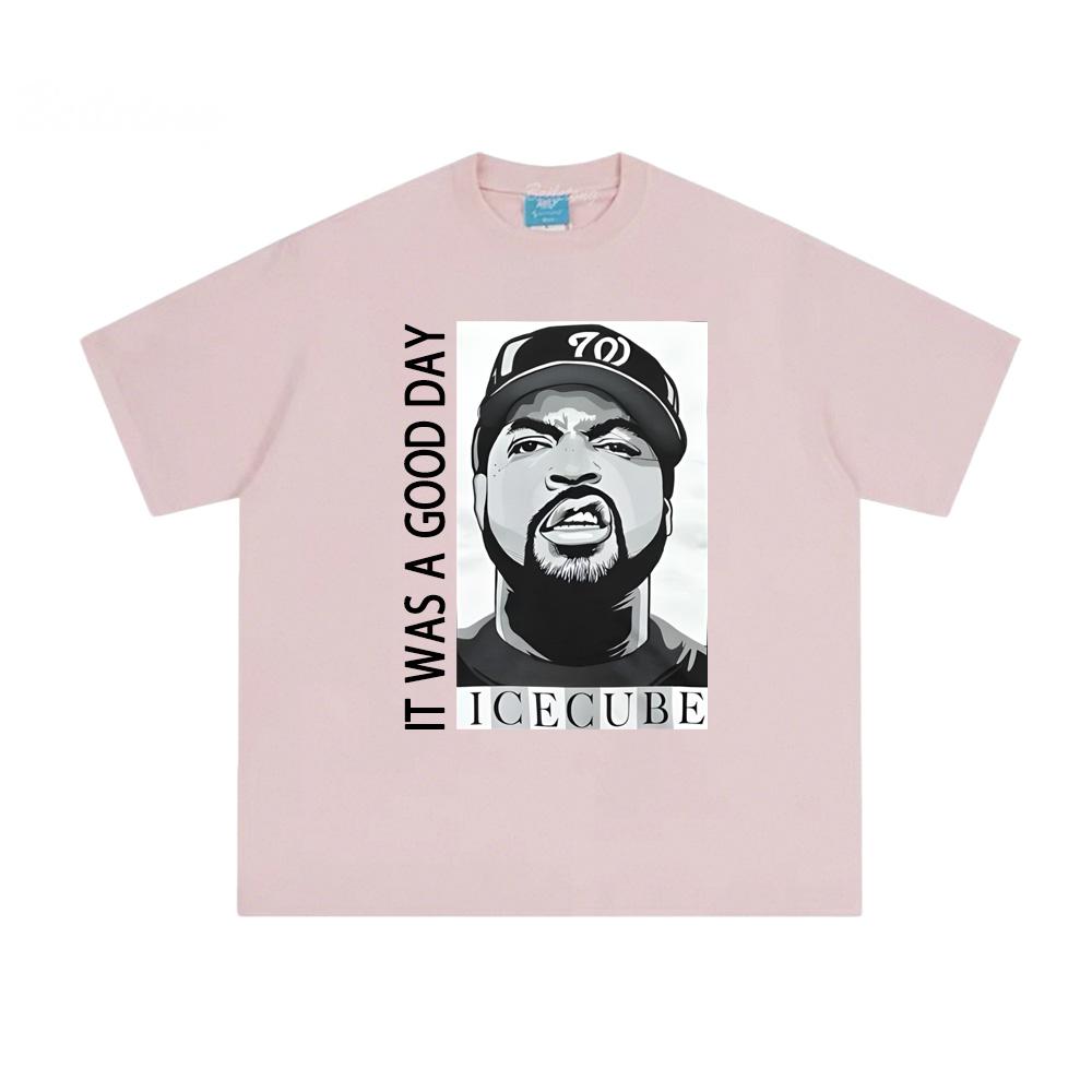 Ice Cube póló nyári hip-hop póló rövid ujjú koreai 100% pamut póló O-nyakú ruházat amerikai rapper női/férfi felsők