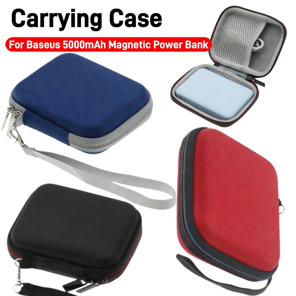 Custodia Portatile per Power Bank Wireless Magnetico Baseus 5000mAh Borsa Protettiva da Viaggio Custodia per Trasporto Antipolvere