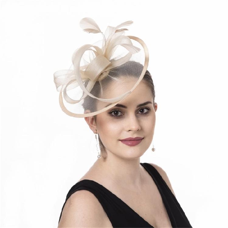 Anspruchsvoller Fascinator Feder Kopfschmuck für Erwachsene Weiches Kopfstück Großartig für Mottopartys Mode Styling Accessoires