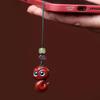 Sandalwood Zodiac Snake Pendant - Cute Phone Charm & Lanyard
