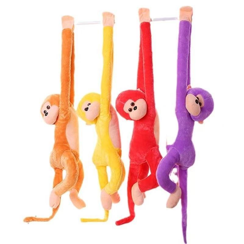 Long-armed Monkey Plush Toy Curtain Strap Monkey Doll Curtain Buckle Electric Car Anti-collision Doll Children's Rag Doll