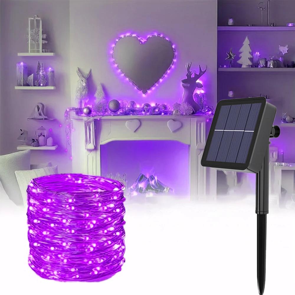 

32m Leds Solar LED Light Valentine s Day Festoon Lamp Garden Solar Fairy Light String Garden Wedding Decoration Outdoor 12m 100LEDs