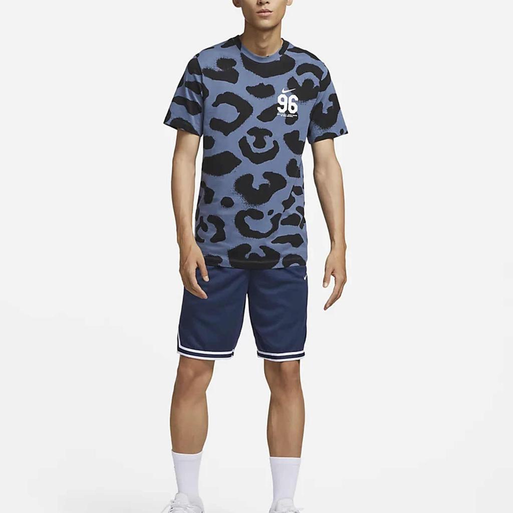 New Nike T Shirts Men's Fen Blue FD0055-491
