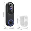 Smart Wireless Doorbell with Camera, Voice Intercom, WiFi HD, Night Vision, and Electronic Peephole