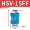 Pneumatic Sliding Hand Valve HVS-08/10/15, Double Internal Thread, Exhaust & Hand Push Sliding Switch, 1/2/4 Points