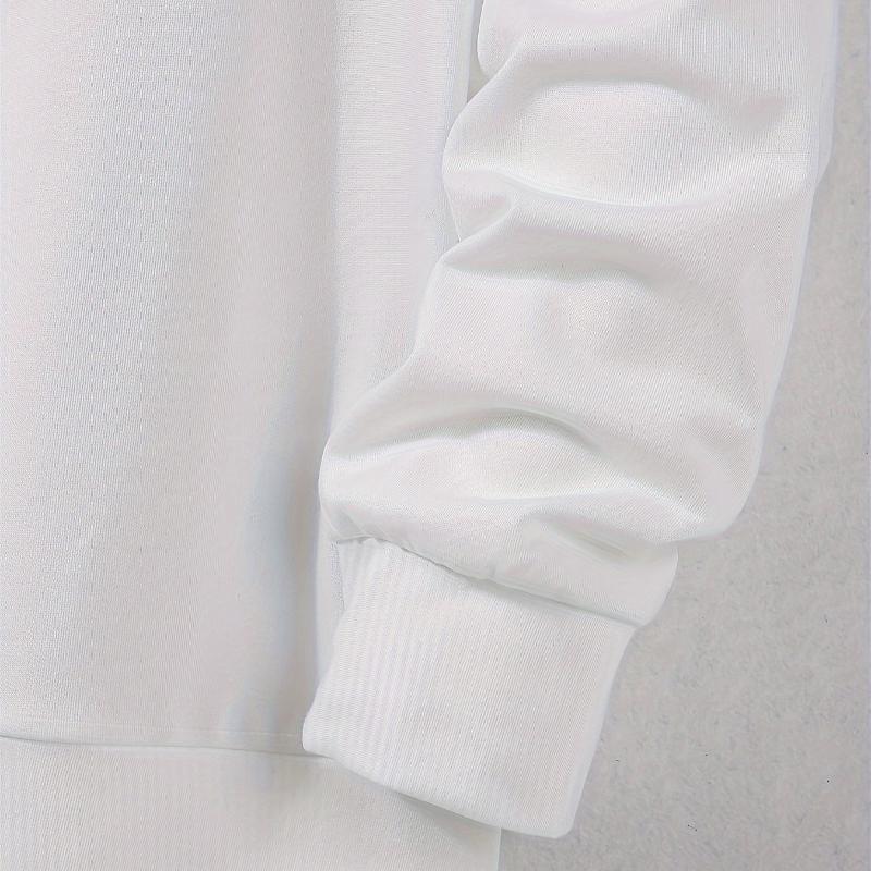 Damska bluza z kapturem, gładka i wszechstronna, do jeansów i legginsów