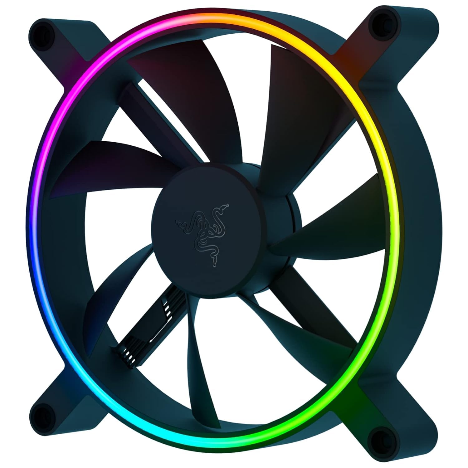 

Razer ARGB Compatible 140mm Fan (Single Package) Razer Kunai Chroma [RC21-01800200-R3M1] Black