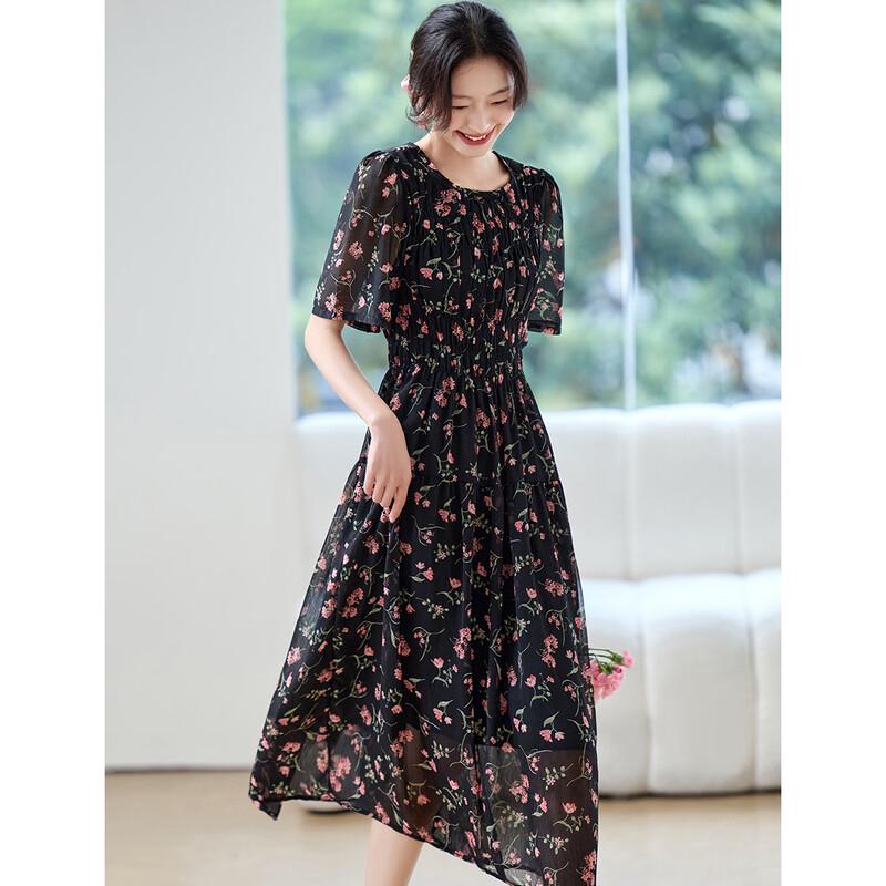 ORIGIN Women s Floral Print A-Line Midi Dress M розовый