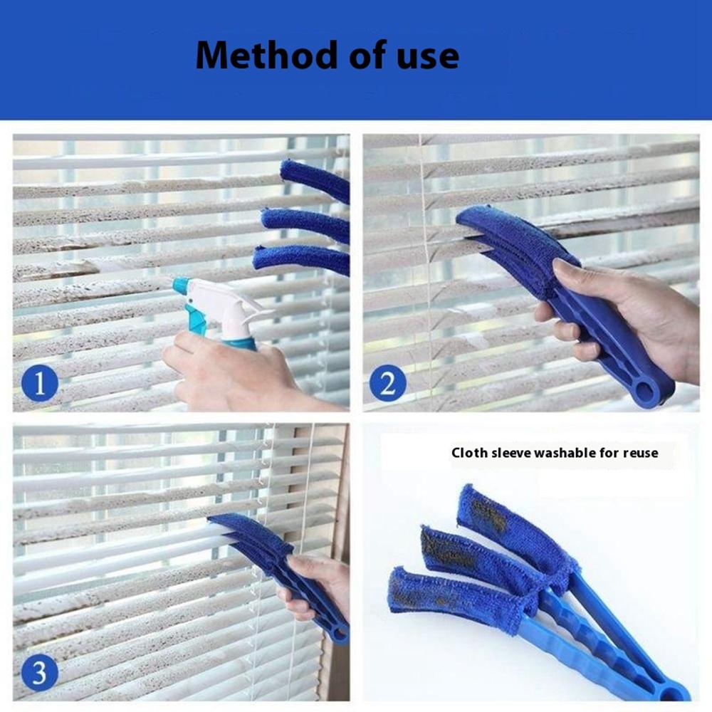 Venetian Blind Blade Cleaner Brush Window Conditioner Duster Air Conditioner Vent Outlet Cleaning Tool