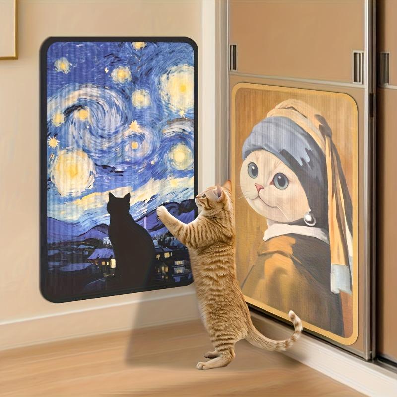 1PC Cat Scratching Board, Pet Toys, Wear-resistant Anti-fall Wall Sticker, Cat Scratching Board, Wall Wall Sticker Protection