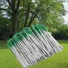 12PCS Garden Stakes Lawn Fixing Nails Green Lawn Turf Pegs Staples  for Artificial Grass