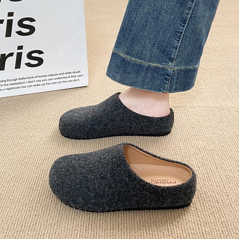 

Fashion CRLAYDK Classic Women s Suede Clogs Footed Comfort Mules with Arch Support Slip On Casual Soft Shoes Indoor Outdoor Slippers 35