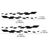 Car Stickers Graphics Racing Sport DIY Decor Decal Tuning Accessories For Mini Cooper S One JCW F56 F55 R55 R56 R60 F60 R61 F54