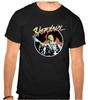 T-shirt Noir Logo Rock Jimi Hendrix -1386-