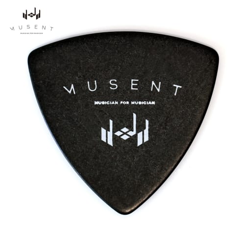 Jim Dunlop Ultex Triangle Picks (12-Pack) - 0.73mm Ultex Triangle Picks & Musent Custom Players Picks | 426B073-ULT-12P
