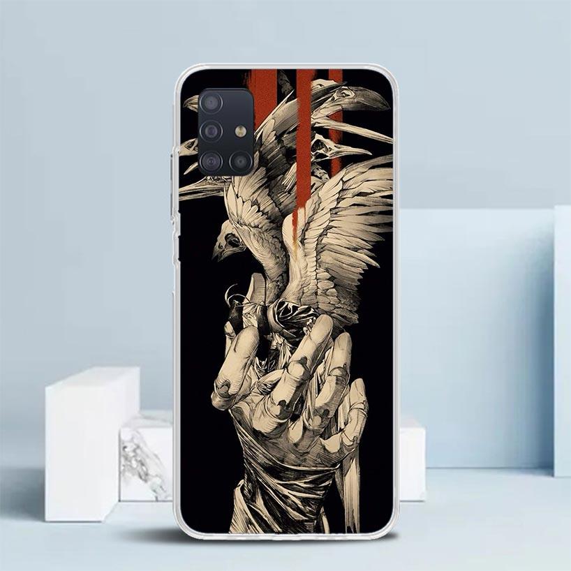 Bloodborne Game Soft Cover for Samsung Galaxy A12 A22 A32 A52 A72 A02S Phone Case Note 20 Ultra 10 S10 Plus A51 A71 A50S A20S A1