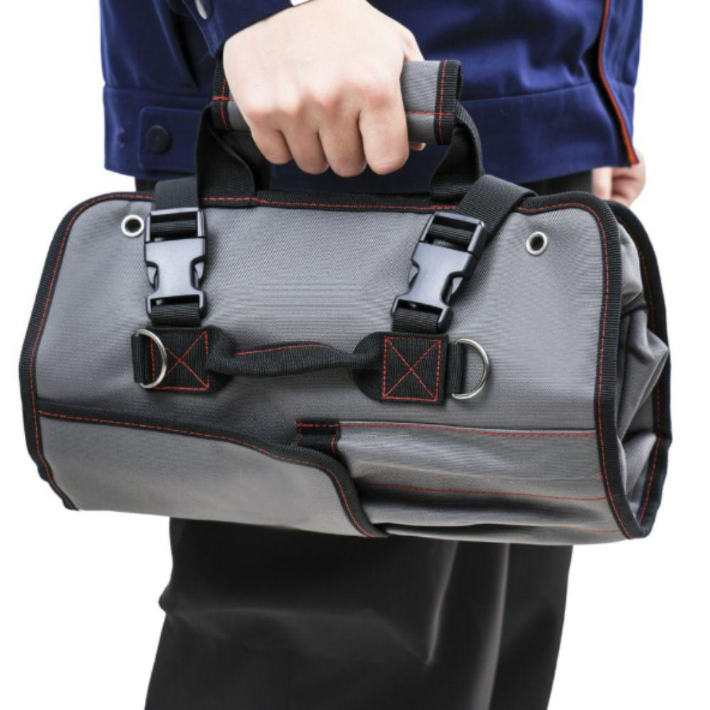 Thickened Tool Storage Bag Wear-resistant Roll Up Tool Bag Organizer Reel Bag Mechanics