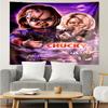 Chucky's Halloween Horror Tapestry Hanging for Bedroom,Livingroom, Playroom,Decor Art Room Wall Tapestry Holiday and Birthday Gifts