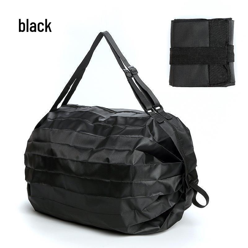 Foldable Eco-Friendly Large Shoulder Tote for Groceries - Portable and Spacious Shopping Bag