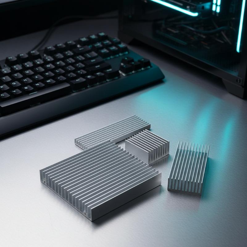 1PCS Extruded Aluminum Heatsink For High Power LED IC Chip Cooler Radiator Heat Sink