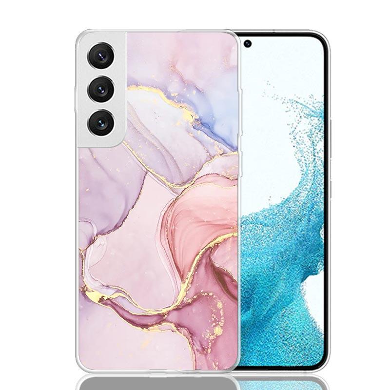 Granite Marble Phone Case For Samsung Galaxy S26 Ultra S23 S24 S25 Edge S20 FE S21 S22 Plus Soft Print Shell Cover Fundas Galaxy