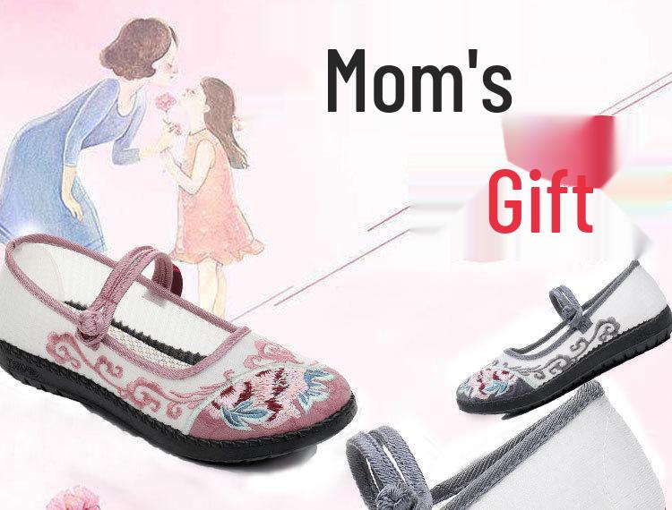 2025 Spring Women's Anti-Slip Mesh Shoes - Soft Sole Casual for Moms & Grandmas