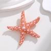Unisex Starfish Brooch Jewelry Gift Starfish Badge Pin Retro Chest Flower Pin  Women