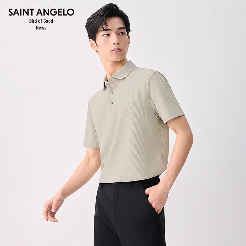 Baoxiniao Men's Simple Short-Sleeve Polo Shirt