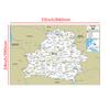 English Map Belarus Map Road Map Wall Decor Background Living Home Study Studio Supplies Decorative Hanging Picture