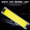 1x White Cob 108 SMD Led 12v 24v Panel Dome Lamp Auto Car Interior Reading Plate Light Roof Ceiling Interior Wired Lamp