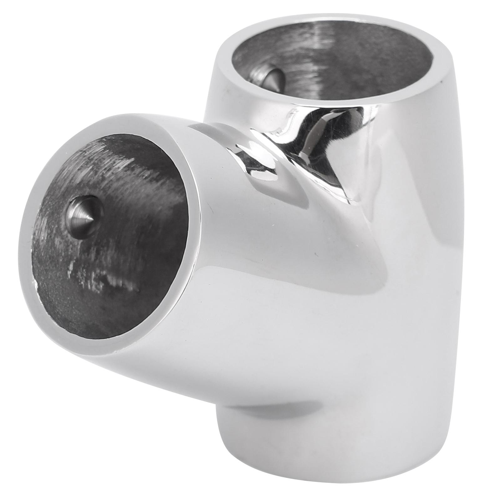 

Boat Hand Rail Fitting 60 Degree Tee 316 Stainless Steel Tee Fitting for Marine Yacht Boat22MM