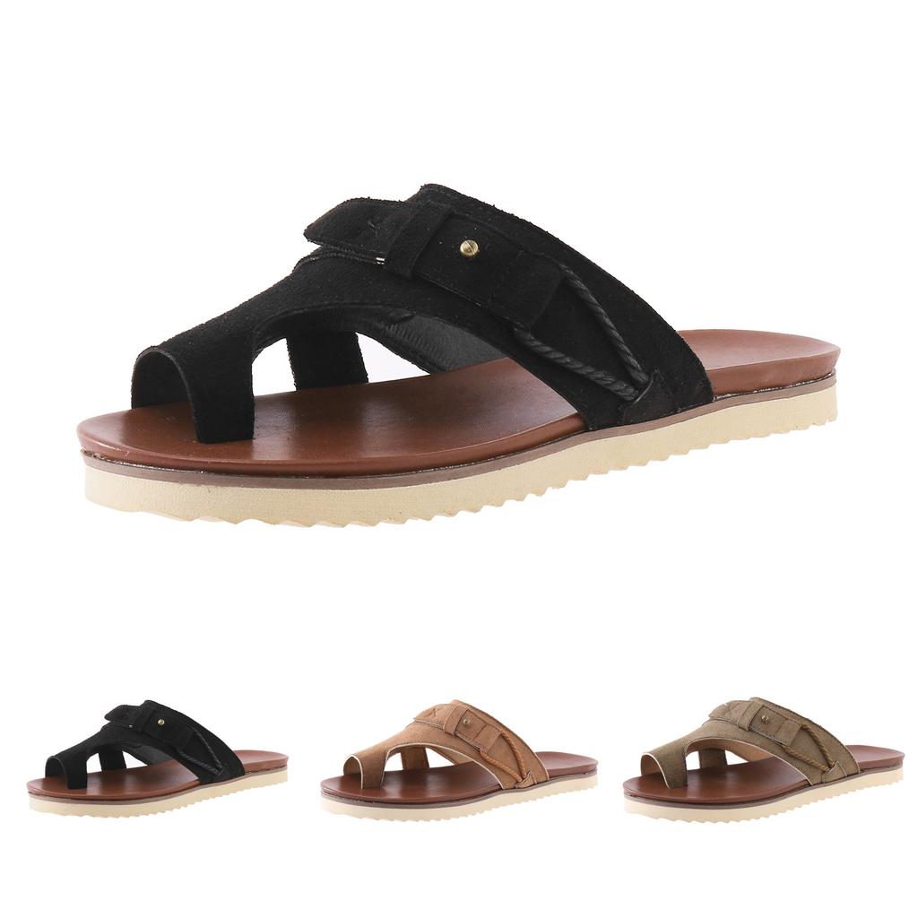 Mode Damen Strand Beflockung Schlupfschuhe Weiche Sohle Lässig Offene Zehen Nicht Rutschend Flach Harte Sohle Hausschuhe Damen S Hausschuhe Für Damen Größe 8