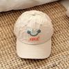 New Kids Quick Dry Baseball Cap Girl Boy Summer Cute Macaroon Color Smile Face Snapback Hat Baby Outdoor Children 3-7 Years