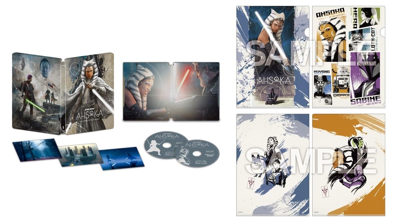 

Star Ahsoka 4K UHD Edition Steelbook with Clear File Set Wars Collector s (Limited Edition) [Blu-ray]