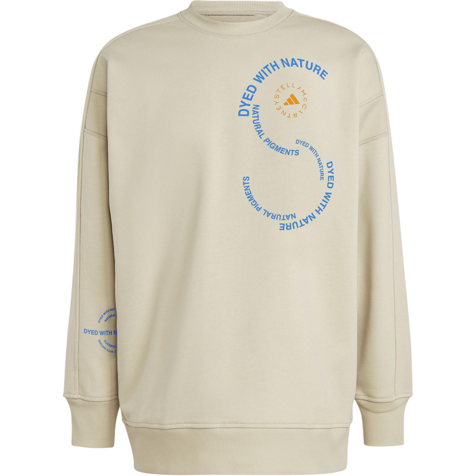 

Унисекс свитшот Adidas X Stella McCartney с принтом логотипа, светло-желтый IA7714 S