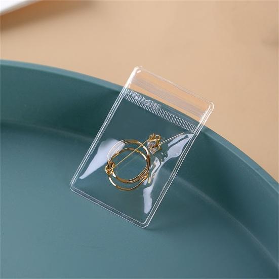 10Pcs Jewelry Storage Bag Self Seal Multi-purpose PVC Visible Antitarnish Jewelry Rings Earrings Packing Storage Pouch for Gift