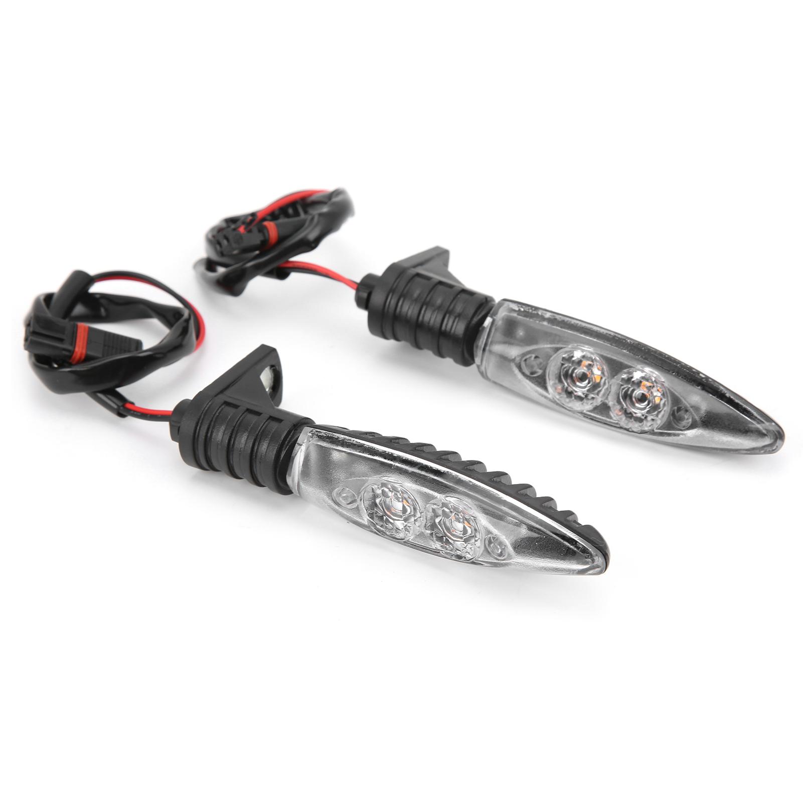 

Pair Front Turn Signal Indicator LED Light 12V Replacement for S1000RR R1200GS F800GSClear Lens белый