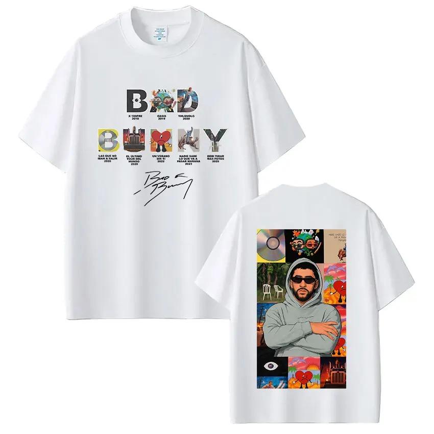 Rapper Bad Bunny Album Cover Design Printed TShirt Unisex Style Soft And Comfortable Pure Comfort Fashion Tshirt