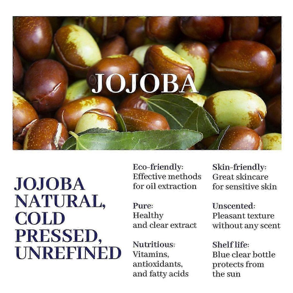 Cocojojo Jojoba Oil Organic, Jojoba Oil for Hair Growth for Skin, Face, 100% Pure Natural, Cold Pressed, Deep Moisturizing Anti-Aging, Essential Oils