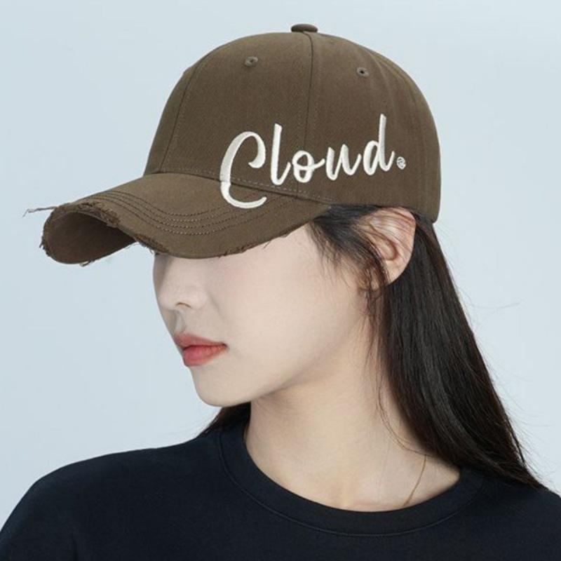 Hard Top Cap Women'S Spring And Summer Letters Big Head Circumference Hat Baseball Cap Sun Hat Men'S Trendy Embroidery