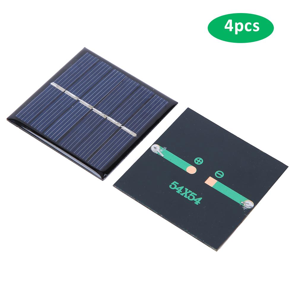4PCS 3V 168mA Solar Panel DIY Material Outdoor Emergency Charger Portable Power Supply